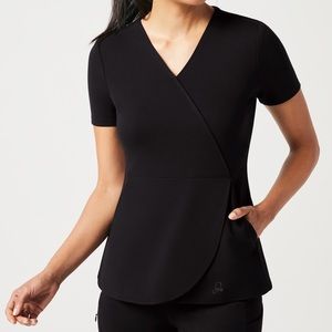 Jaanuu mock tulip scrub top